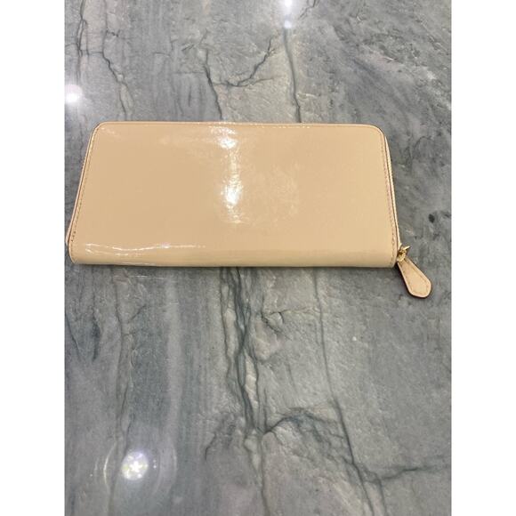 Coach Boxed Patent Leather Accordion Zip Around Wallet F55734 - Picture 7 of 14